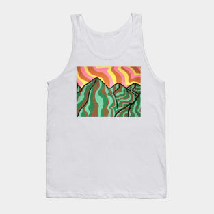 Groovy Mountains Painting Tank Top